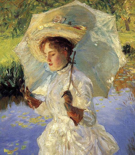 Sargent Morning Walk Detail, John Singer Sargent